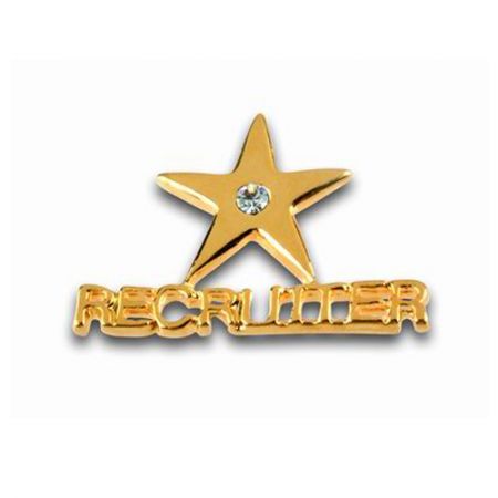 Customized Rhinestone Lapel Pins - Customized Promotional Brooch