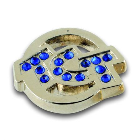 Spersonalizowane przypinki z kryształkami Rhinesone