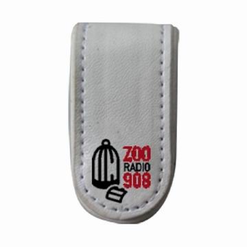 인조 가죽 슬림 자석 돈 클립