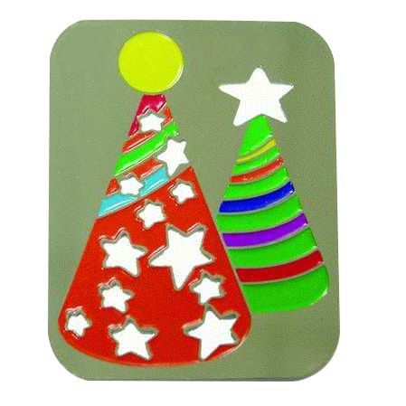 دبوس البروش المحفور بالصورة