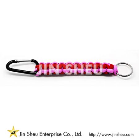 cusotm paracord keychain factory