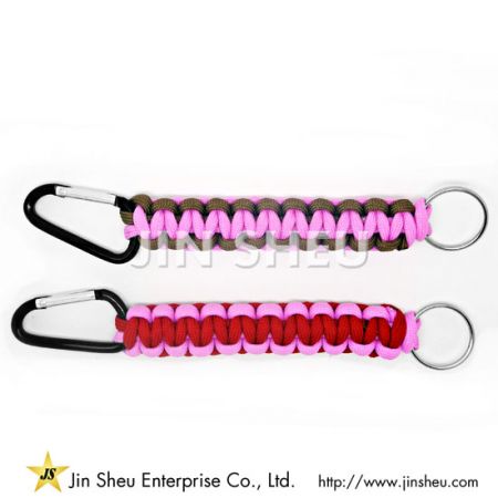 カスタムカラーパラコードキーチェーン - カスタムカラーパラコードキーチェーン