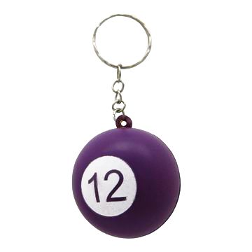 Móc khóa đồ chơi PU mềm - chìa khóa bóng giảm căng thẳng