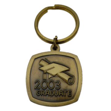 Móc chìa khóa dập không màu - Móc chìa khóa lưu niệm