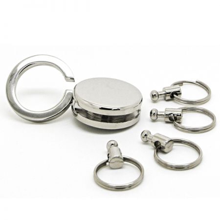 detachable keychain with clip