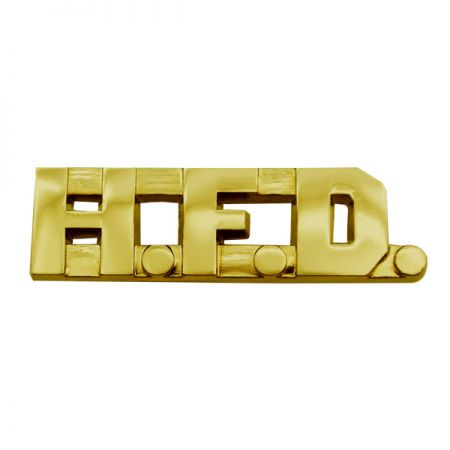 Cut Out Letters Pins - Cut Out Letters Badge Pins