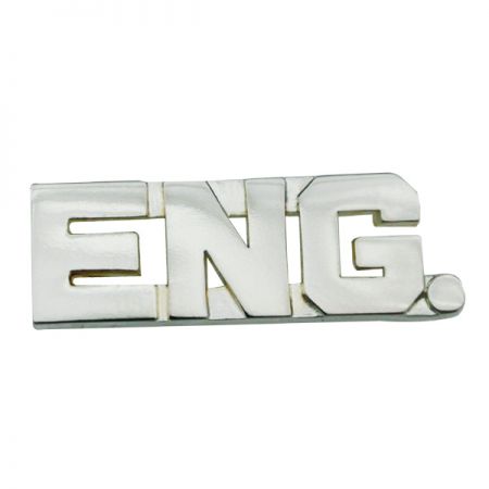 Cut Out Letters Badge Pins - Cut Out Letters Pin Badges