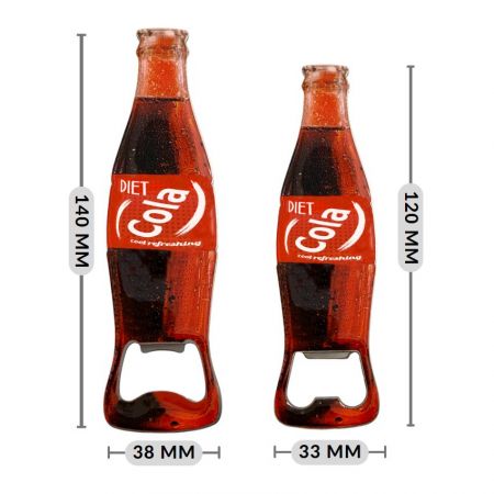 Mở nắp chai sắt tùy chỉnh - Mở nắp chai quảng cáo cho công ty bia tên thương hiệu