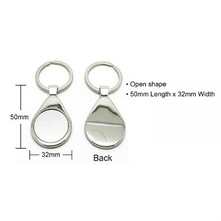 Blank Keyrings Round for sale
