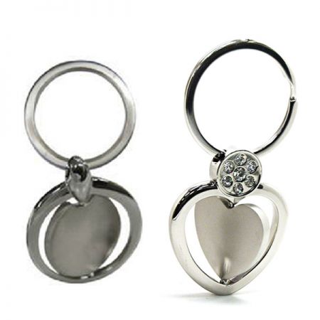 Spinnende hjerte nøglering - Spinnende hjerte nøglering