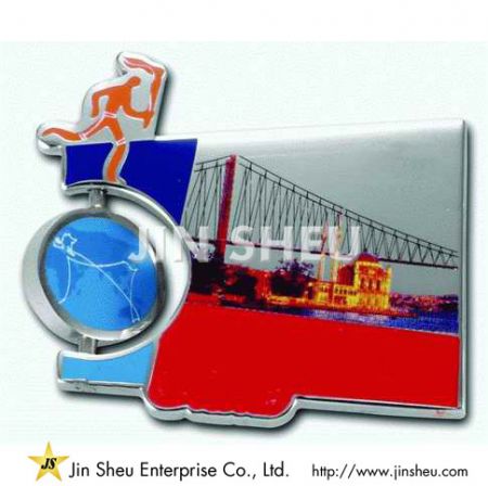 Olympic Lapel Pins with Spinning