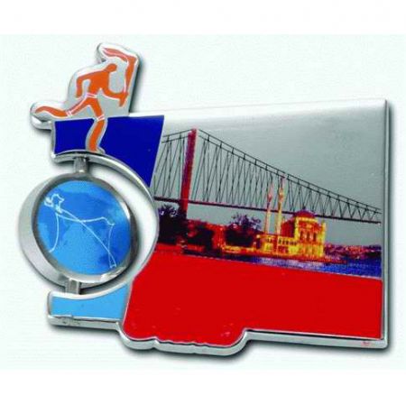 Épingles de revers olympiques avec rotation - Épingles de revers olympiques avec rotation