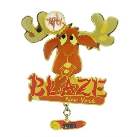 épingles de revers de baseball - Usine de broches de revers en métal