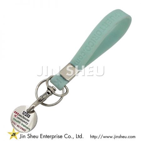 Индивидуальный силиконовый брелок для ключей