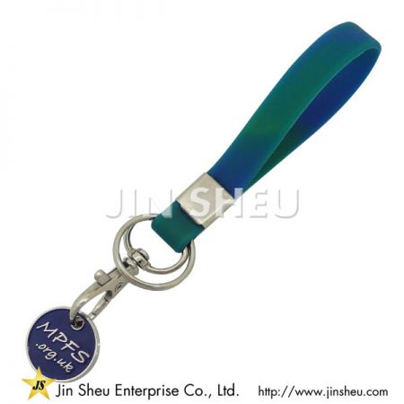 Porte-clés en silicone sur mesure