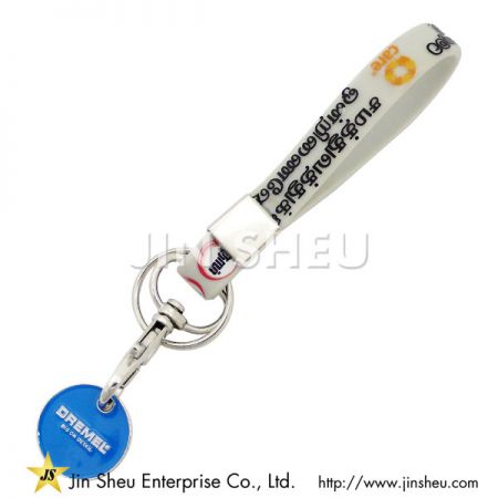 Индивидуальный силиконовый брелок для ключей