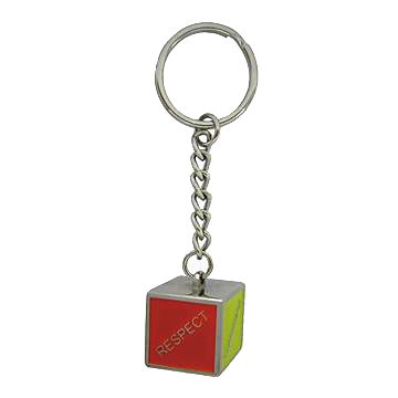 Porte-clés personnalisé en forme de dé - Porte-clés personnalisé en forme de dé