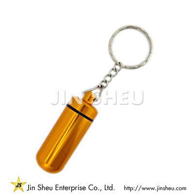 Compartiment à pilules pour porte-clés - porte-clés personnalisé avec compartiment à pilules