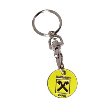 カスタマイズされたロッカーコインキーリング - コインホルダーキーチェーン