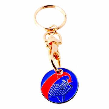 โทเค็นคีย์เชนโลหะแบบซอฟท์เอนาเมลขายส่ง