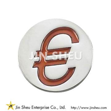 оптовая металлическая евро-монета для тележки