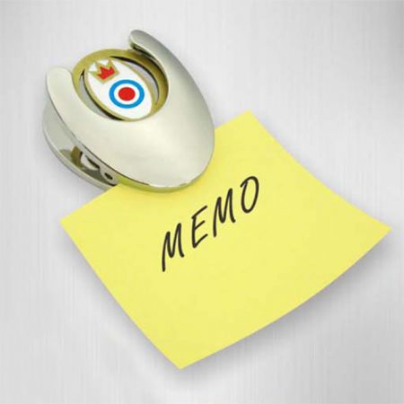 Vehicle Memo Clip with Coin Holder