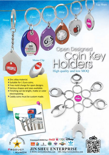 Promotional Caddy Coin Key Holders