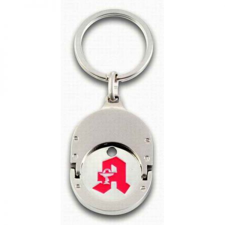 trolley coin keyring holder - coin keyring for trolley