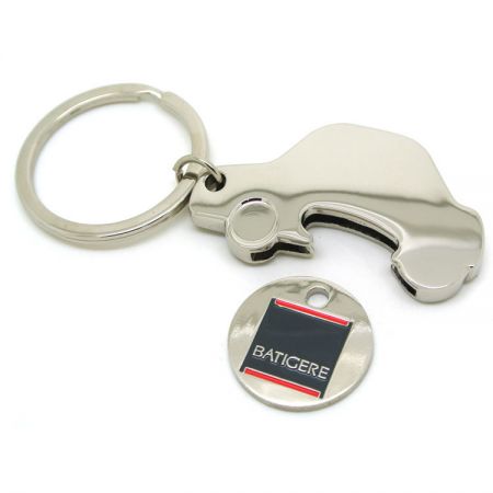 Individuelle Einkaufswagenmünzen & Jetons-001 - Niedliche Münzschlüsselhalter-001