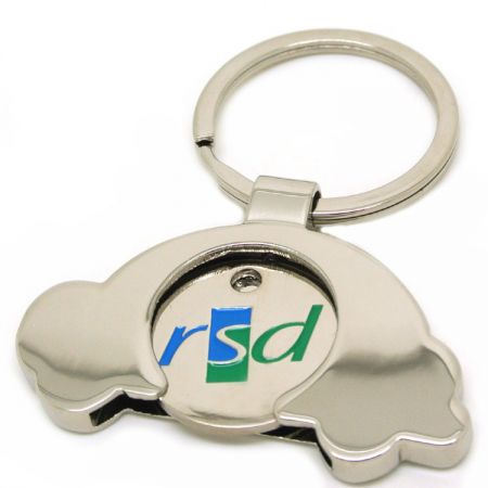 keyring coin holder