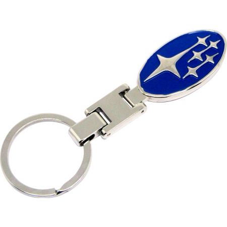 Keychain with Famous Car Brands Logos