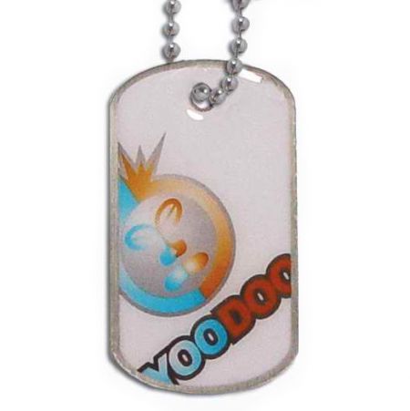 Custom Dog Tag with Offset Printing and Epoxy Covered