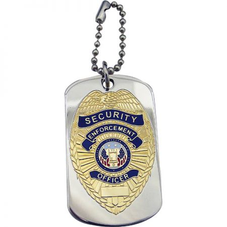 Médaille de chien pour agent de sécurité