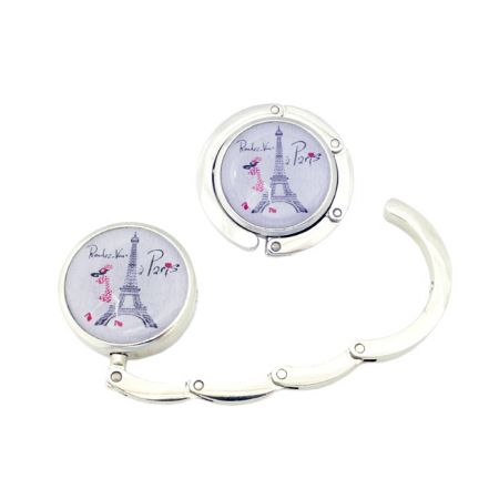 Ganchos de bolsa dobráveis redondos - Ganchos de bolsa dobráveis redondos