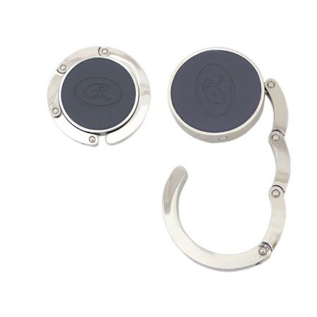 Ganchos de bolsa dobráveis em couro PU - Ganchos de bolsa dobráveis em couro PU