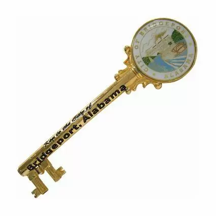 열쇠 모양 주석 아이템