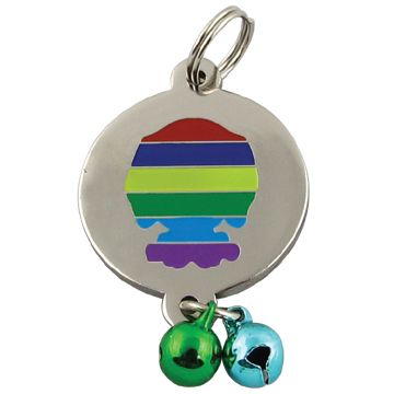 Etiqueta de cão com código QR personalizada