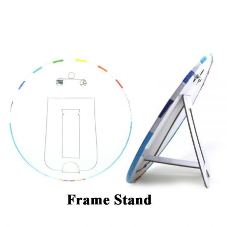 Huy hiệu nút với khung đứng - Huy hiệu nút với khung đứng