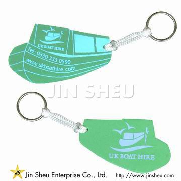 porte-clés flottant avec logo personnalisé imprimé