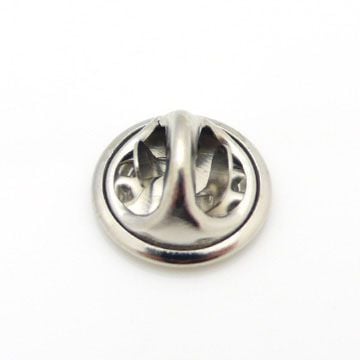 Silver butterfly clutch pin - Clutch pin backs