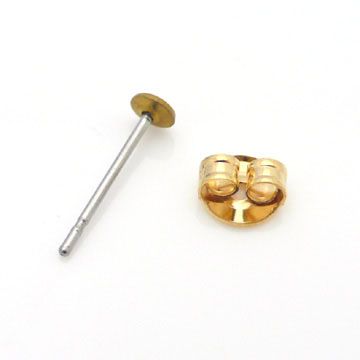 Earring post and back - Types of earring posts