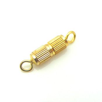 Necklace barrel clasp - Necklace Attachments