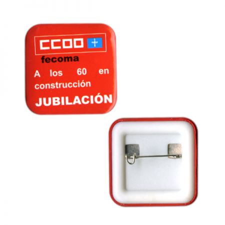 Irregular Shaped Button Pin - Irregular Shaped Button Pin