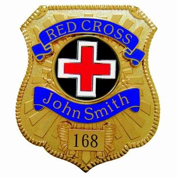 Red Cross Police Badges