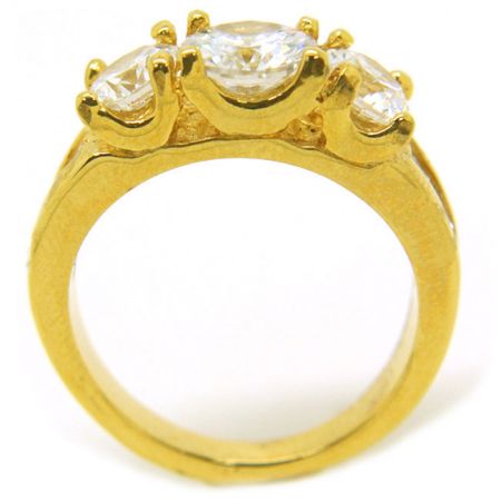 Anéis de Coroa de Princesa - atacado de joias de anéis personalizados