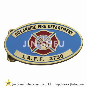 소방서 말티즈 십자가 벨트 버클