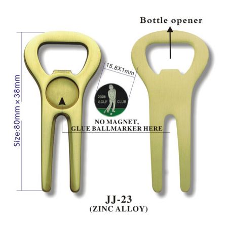 เครื่องมือ Divot กอล์ฟโลหะที่กำหนดเอง - เครื่องมือแกะกอล์ฟและเครื่องหมาย