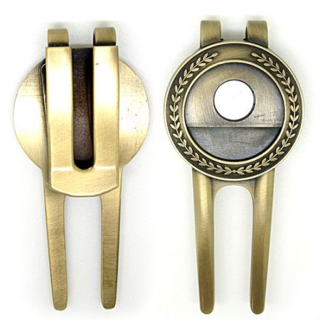 เครื่องมือซ่อมหลุมกอล์ฟพร้อมตัวชี้ - เครื่องมือซ่อมหลุมกอล์ฟและตัวชี้ที่กำหนดเอง