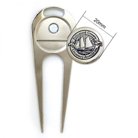 เครื่องมือซ่อมหลุมลูกกอล์ฟ - เครื่องมือกอล์ฟ Divot ที่กำหนดเอง