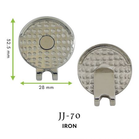 Golf Hat Clips with Free Mold Fee - Golf Hat Clips and Ball Markers